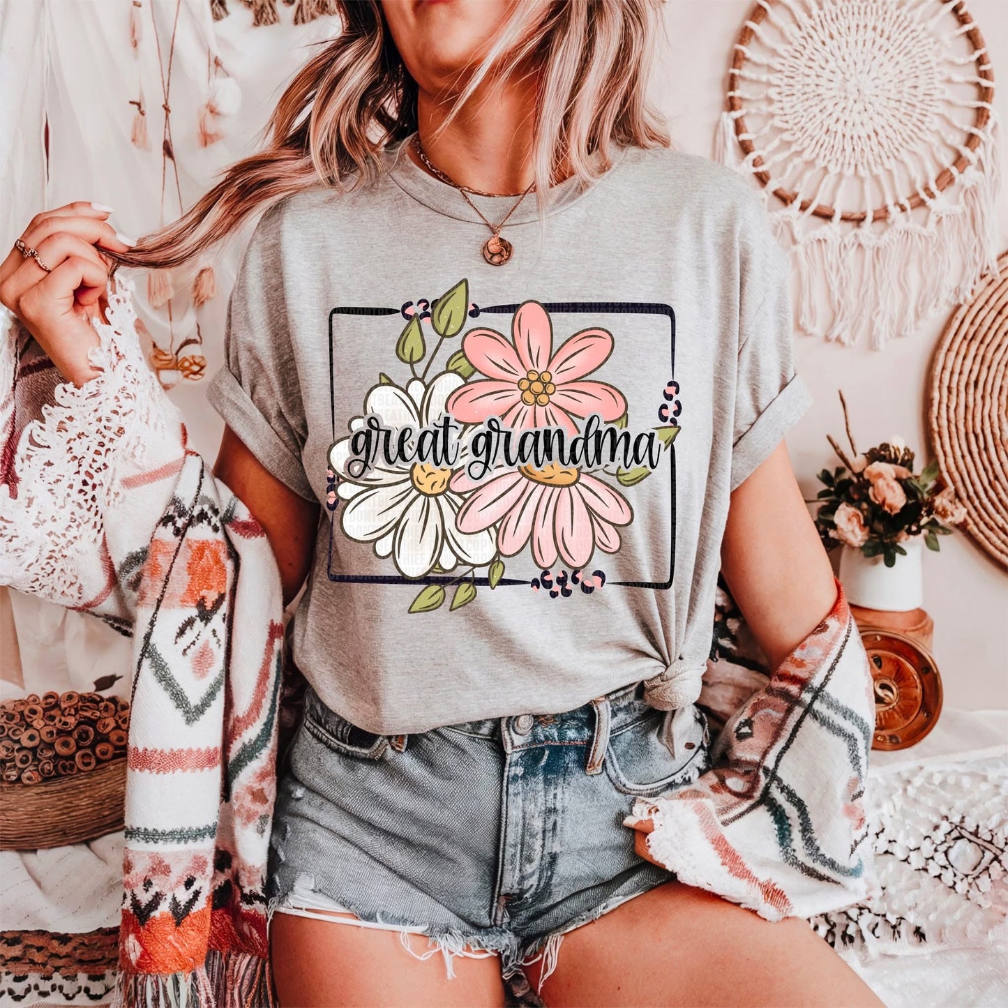 FLORAL NAMES - DTF TRANSFER