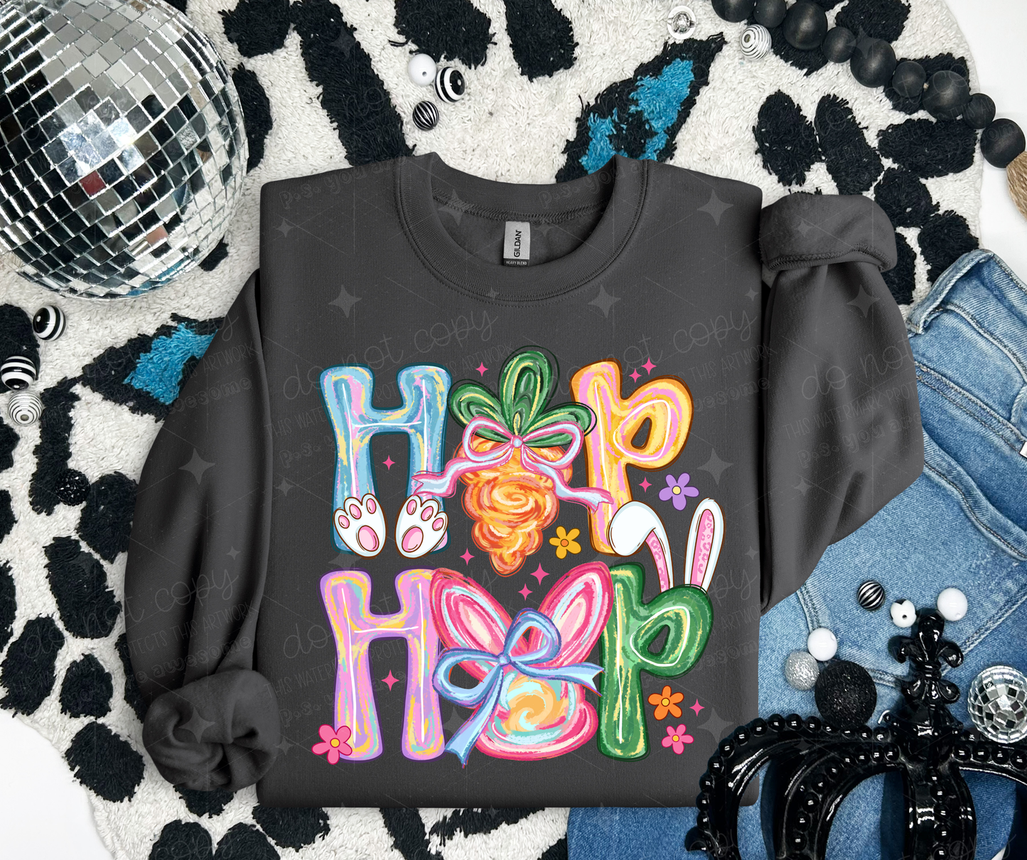 HIP HOP WATERCOLOR DOODLE - DTF TRANSFER