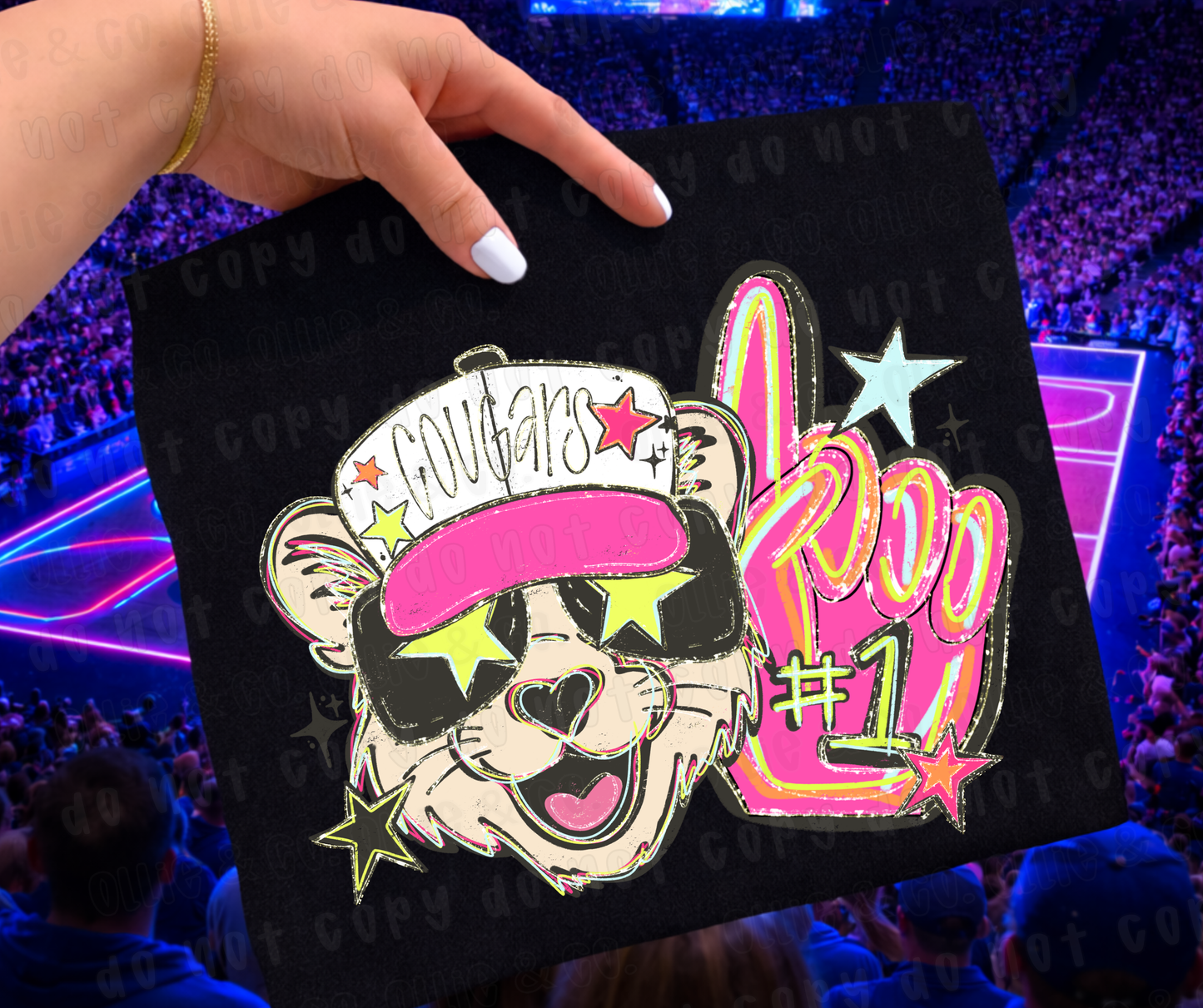 NEON MASCOT - DTF TRANSFER