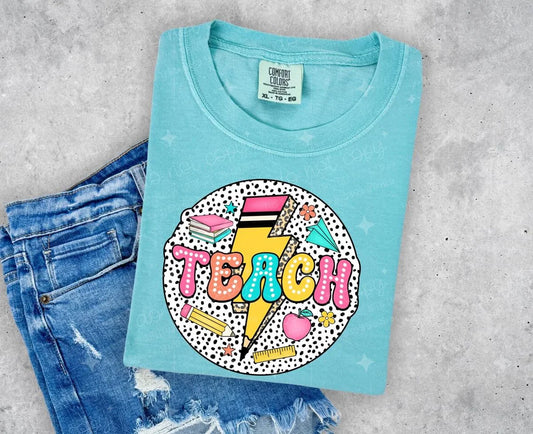 TEACH DALMATIAN CIRCLE - DTF TRANSFER