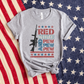 RED WHITE & PEW PEW PEW  - DTF TRANSFER