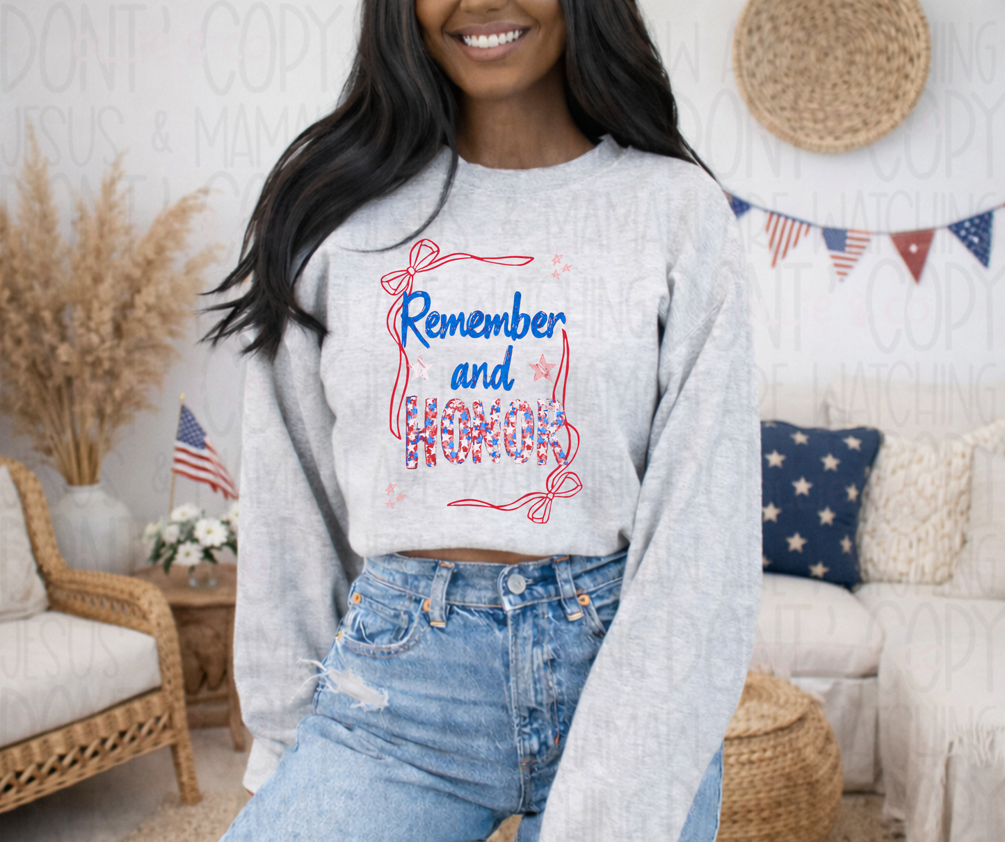 REMEMBER AND HONOR COQUETTE - DTF TRANSFER