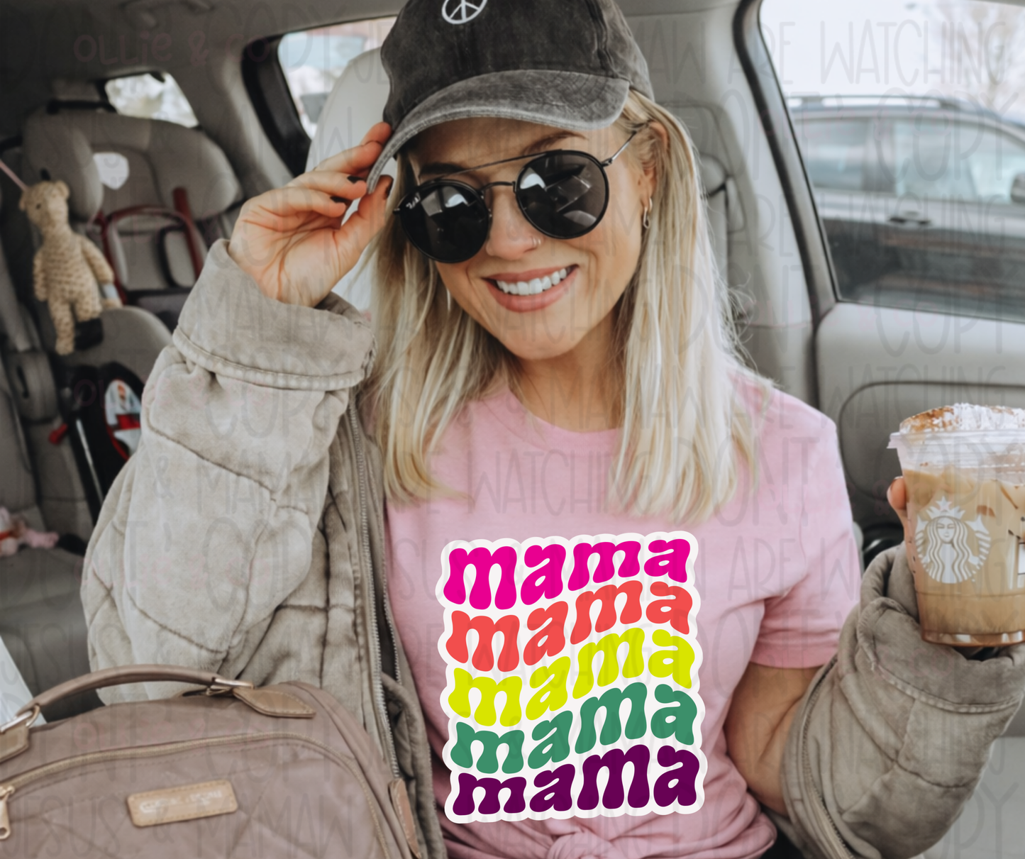 RETRO MAMA STACKED - DTF TRANSFER
