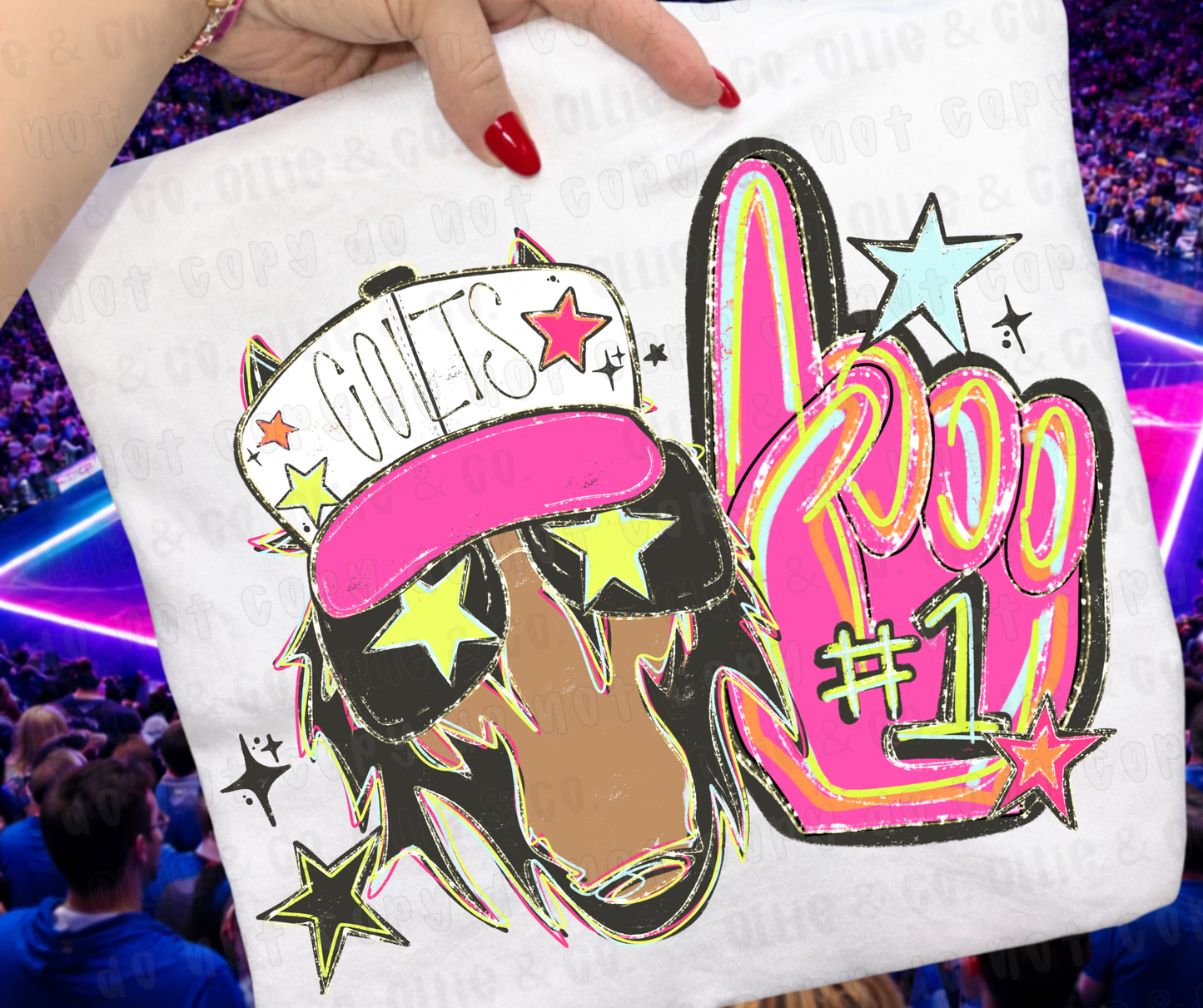 NEON MASCOT - DTF TRANSFER