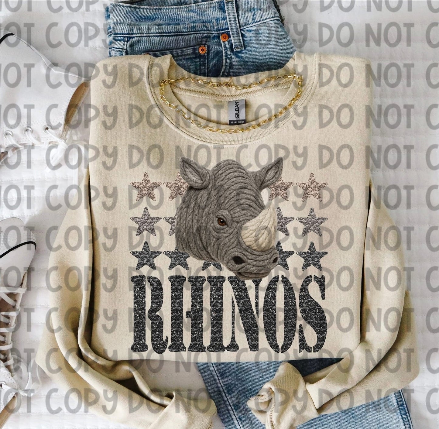 FAUX YARN MASCOTS - DTF TRANSFER