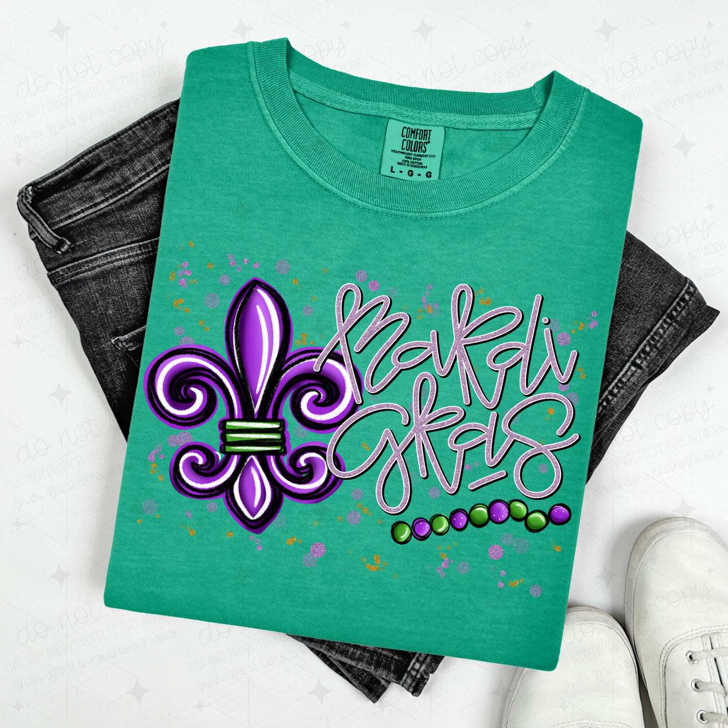 MARDI GRAS - DTF TRANSFER