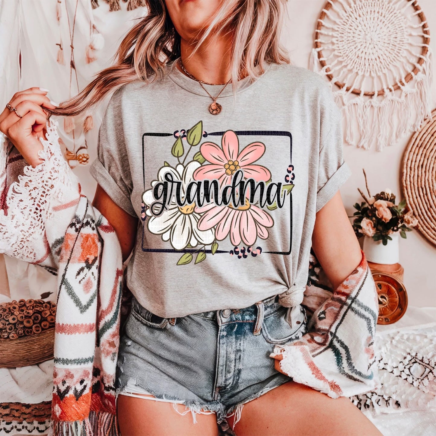 FLORAL NAMES - DTF TRANSFER
