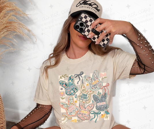 VINTAGE EASTER LIGHT - DTF TRANSFER