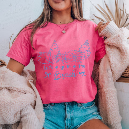 COQUETTE LET'S GO TO THE BEACH - DTF TRANSFER