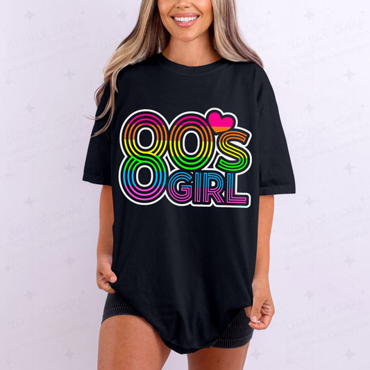 80'S GIRL - DTF TRANSFER