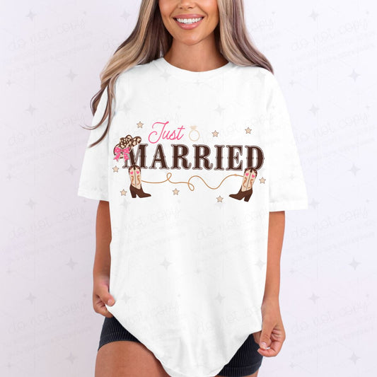 JUST MARRIED - DTF TRANSFER