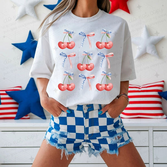 COQUETTE CHERRIES & BOWS - DTF TRANSFER
