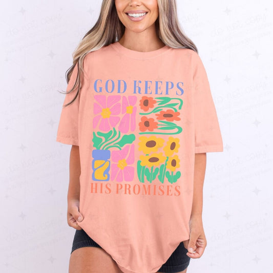 GOD KEEPS HIS PROMISES - DTF TRANSFER