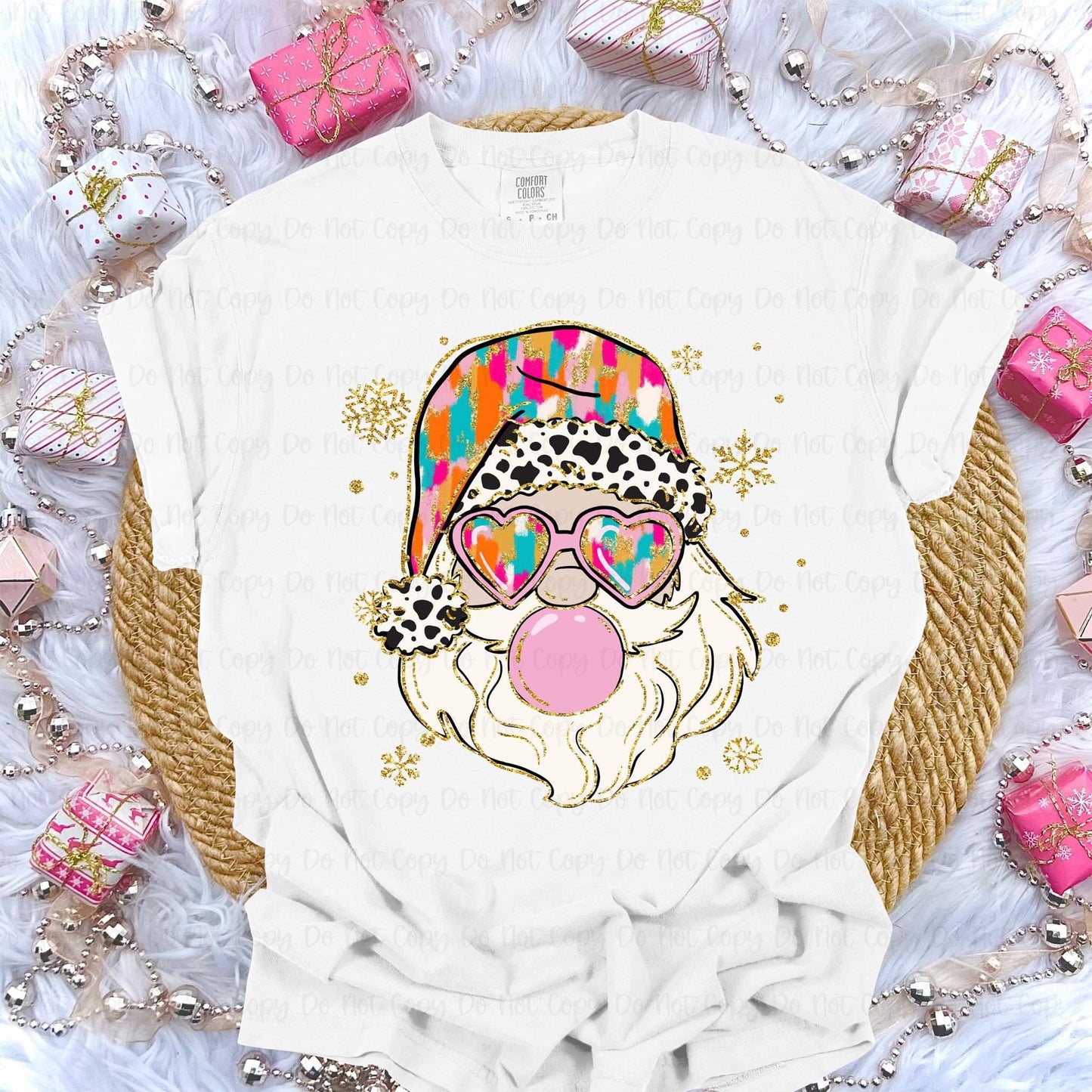 SANTA BUBBLEGUM - DTF TRANSFER