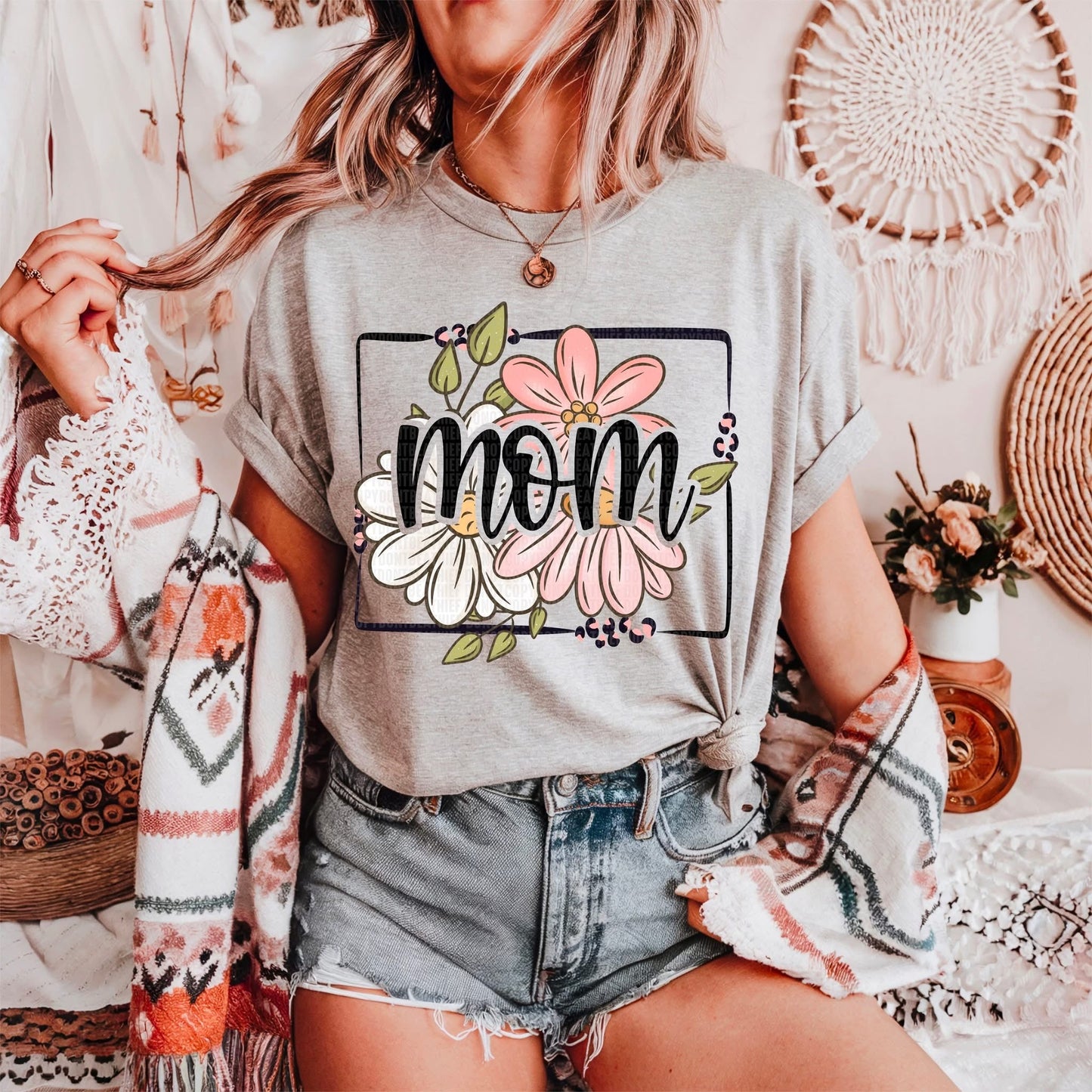 FLORAL NAMES - DTF TRANSFER