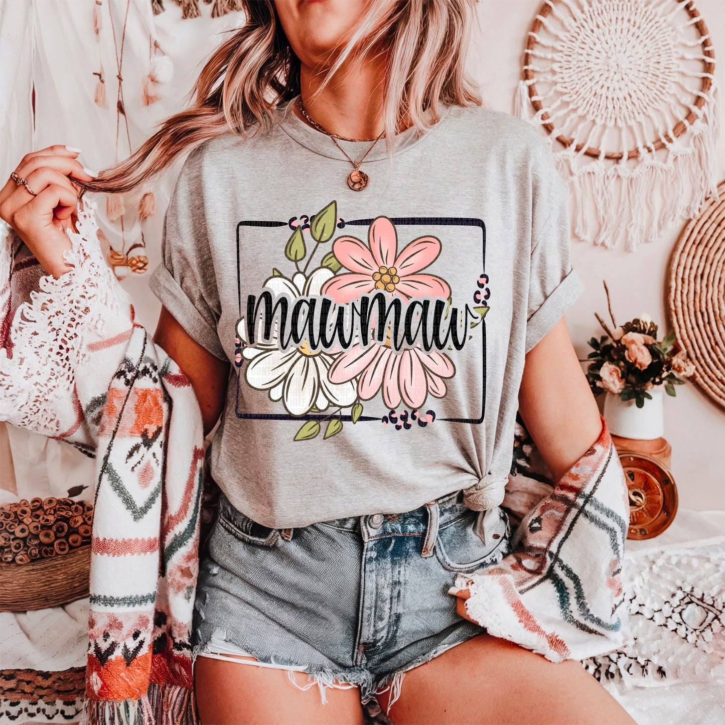 FLORAL NAMES - DTF TRANSFER