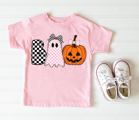 BOO CHECKER GIRL - DTF TRANSFER