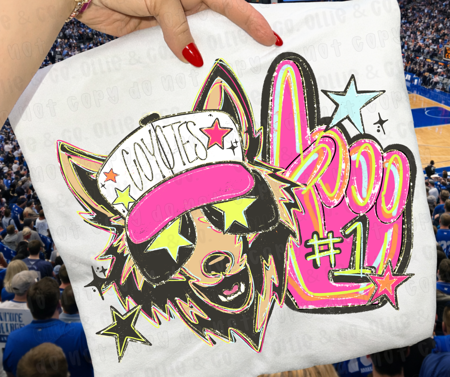 NEON MASCOT - DTF TRANSFER