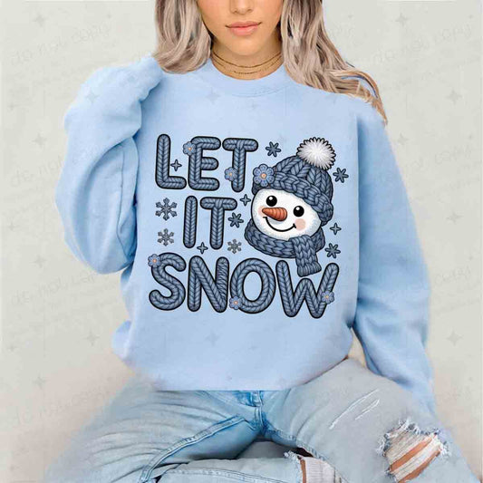 LET IT SNOW - DTF TRANSFER