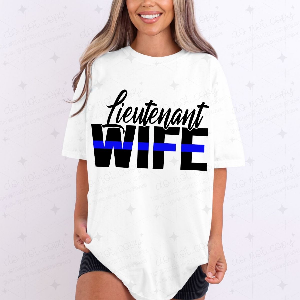 LIEUTENANT WIFE - DTF TRANSFER