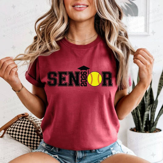 SOFTBALL SENIOR 2026 - DTF TRANSFER