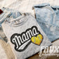 Faux Embroidered Mama Sports Patch DTF PRINT  - DTF TRANSFER