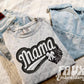 Faux Embroidered Mama Sports Patch DTF PRINT  - DTF TRANSFER