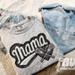 Faux Embroidered Mama Sports Patch DTF PRINT  - DTF TRANSFER
