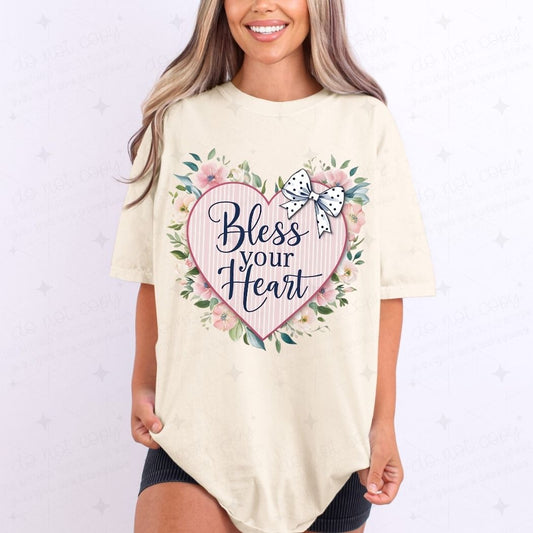COQUETTE BLESS YOUR HEART - DTF TRANSFER