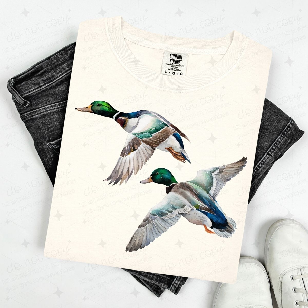 FLYING DUCKS - DTF TRANSFER