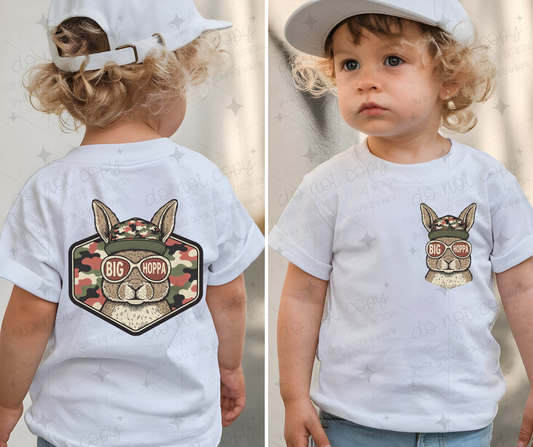 BIG HOPPA - FRONT+BACK - DTF TRANSFER