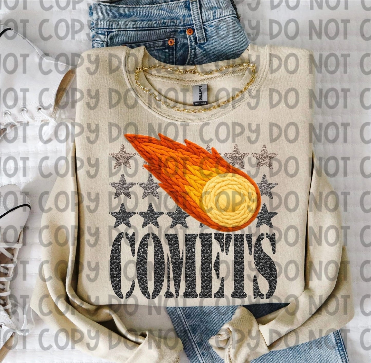 FAUX YARN MASCOTS - DTF TRANSFER