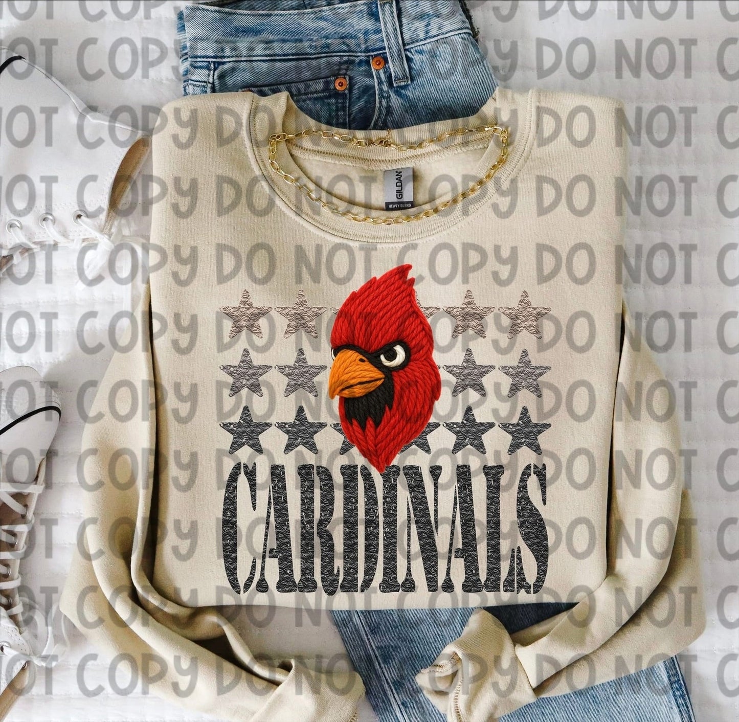 FAUX YARN MASCOTS - DTF TRANSFER