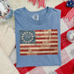 FAUX PATCHWORK FLAG  - DTF TRANSFER