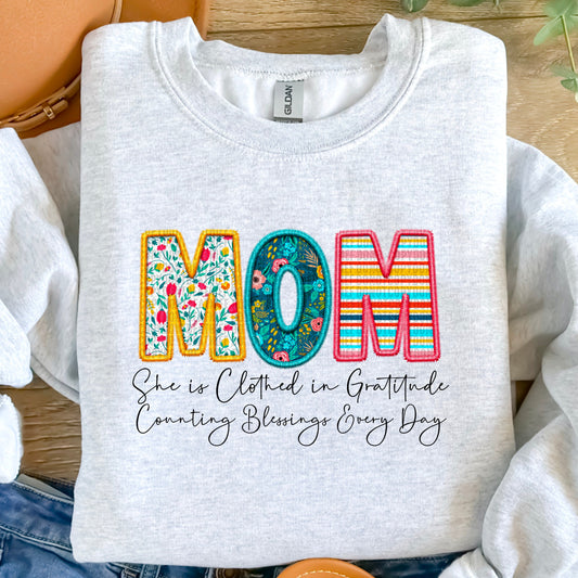 CLOTHED IN GRATITUDE - DTF TRANSFER