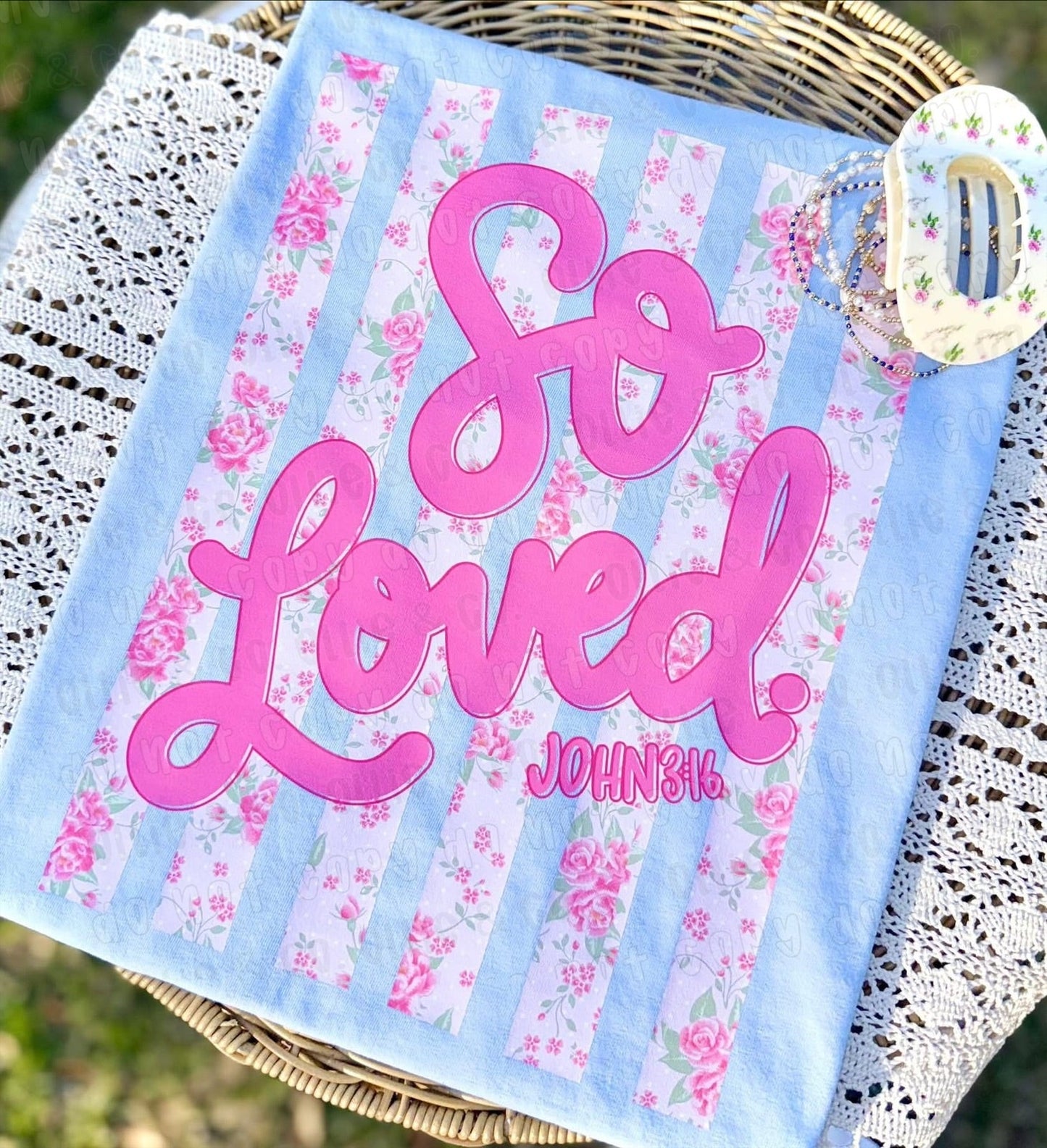 SO LOVED PINK - DTF TRANSFER