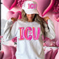 PRETTY IN PINK WORDS - FRONT ONLY - DTF TRANSFER