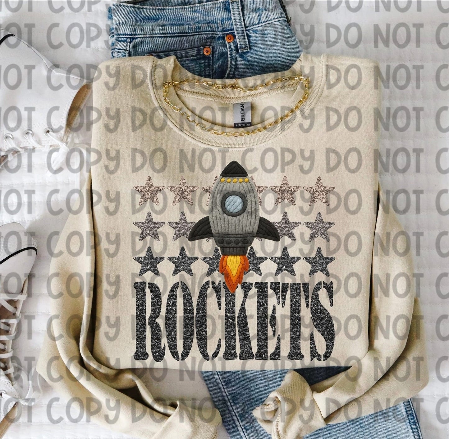 FAUX YARN MASCOTS - DTF TRANSFER