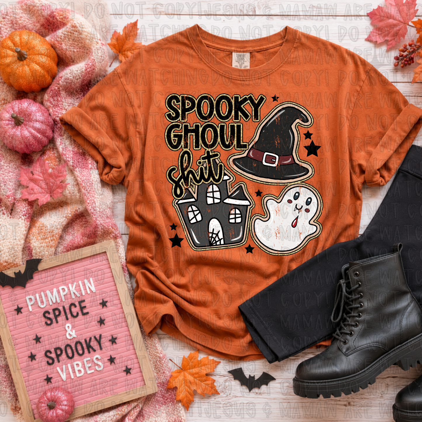 SPOOKY GHOUL SHIT - DTF TRANSFER