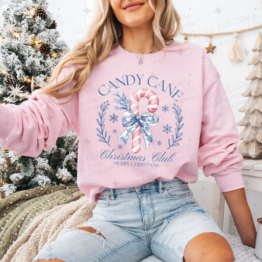 CANDY CANE CHRISTMAS CLUB - DTF TRANSFER