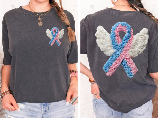 INFANT LOSS FAUX YARN - FRONT+BACK - *OLLIE & CO. EXCLUSIVE* - DTF TRANSFER