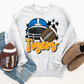 HELMET W/ FOOTBALL MASCOT - DTF TRANSFER