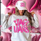 PRETTY IN PINK WORDS - FRONT ONLY - DTF TRANSFER