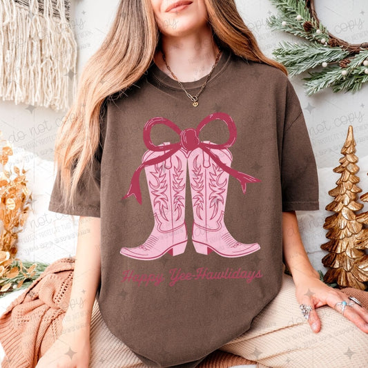 COQUETTE HAPPY YEE-HAWLIDAY - DTF TRANSFER