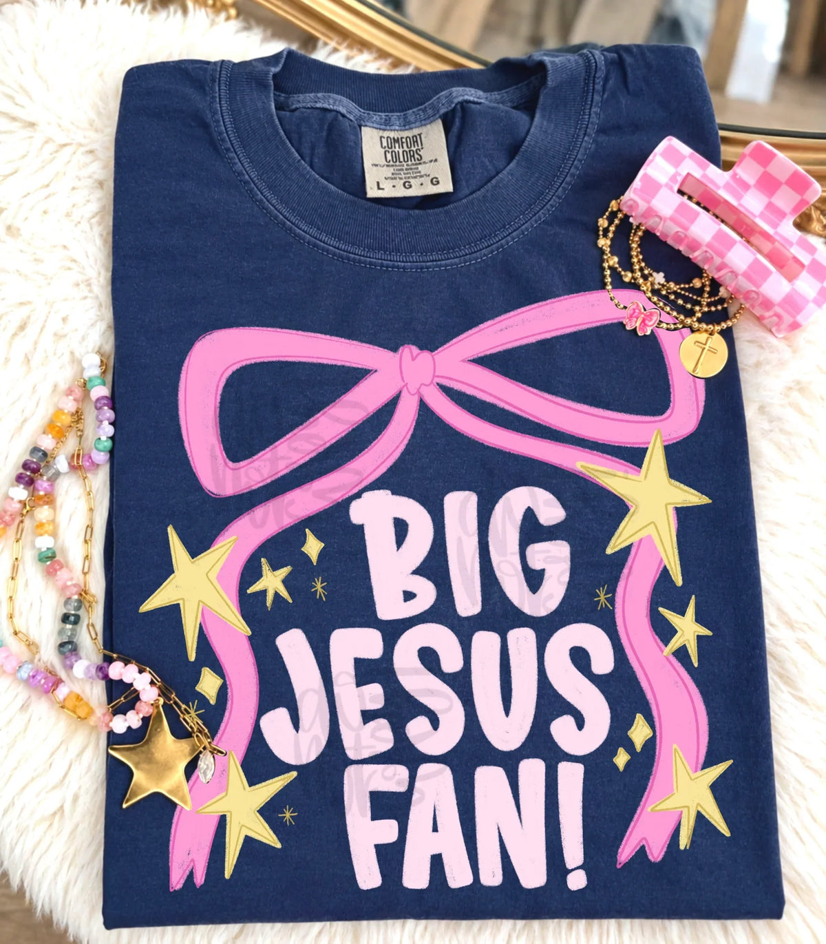 BIG JESUS FAN -  DTF TRANSFER
