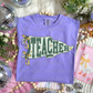 TEACHER PENNANT GREEN - DTF TRANSFER
