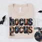 HOCUS POCUS - FAUX EMBROIDERY - DTF TRANSFER