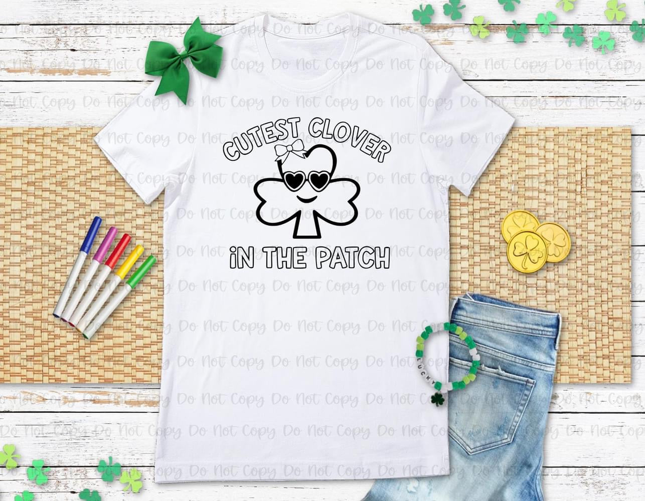 St. Patrick's Day Coloring DTFs  - DTF TRANSFER