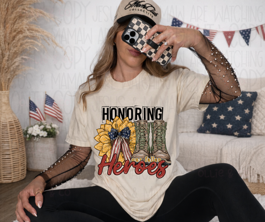 HONORING OUR FALLEN HEROES - DTF TRANSFER