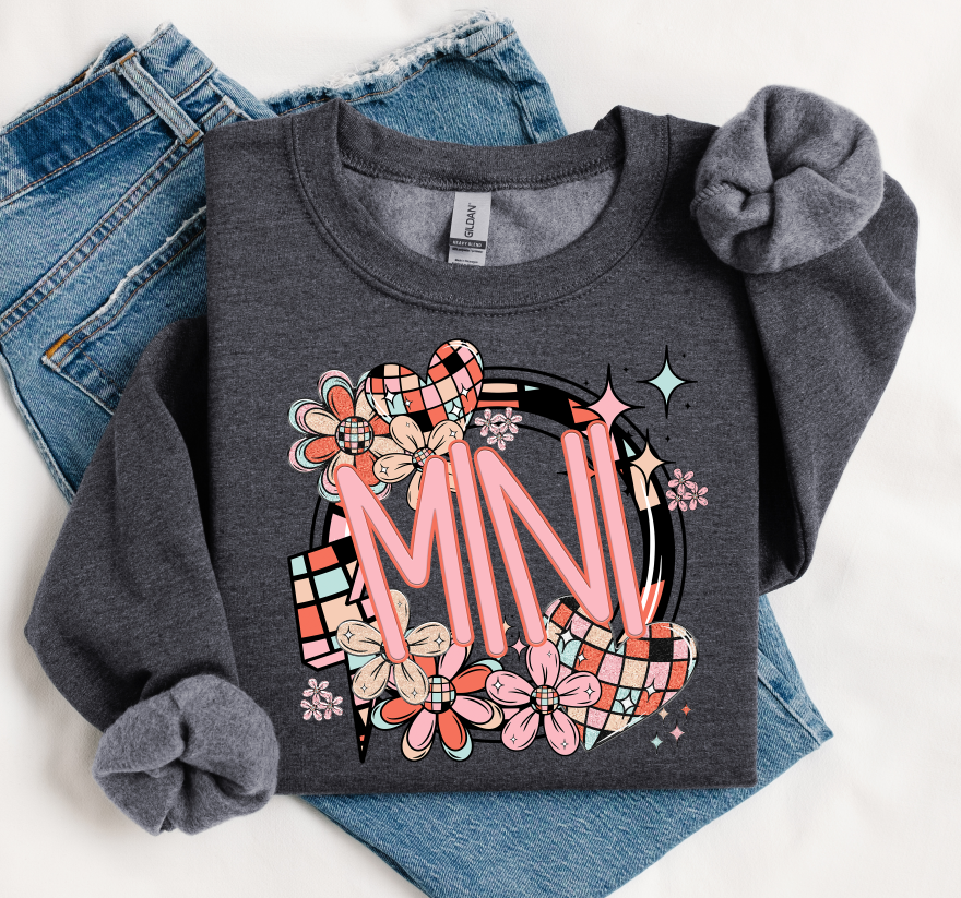 DAISY HEART NAMES MINI - DTF TRANSFER